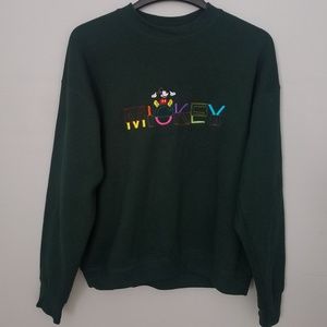 Mickey & Co Dark Green Embroidered Sweatshirt